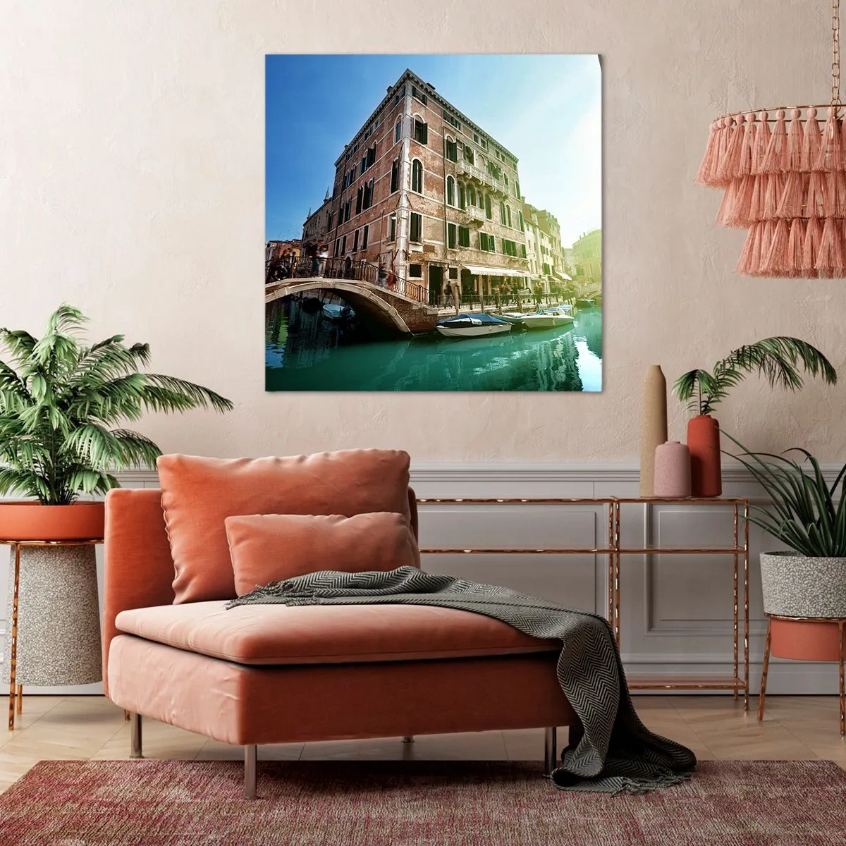 Impression sur toile - Image sur toile - Venise - Amore Moi - 70x70 cm