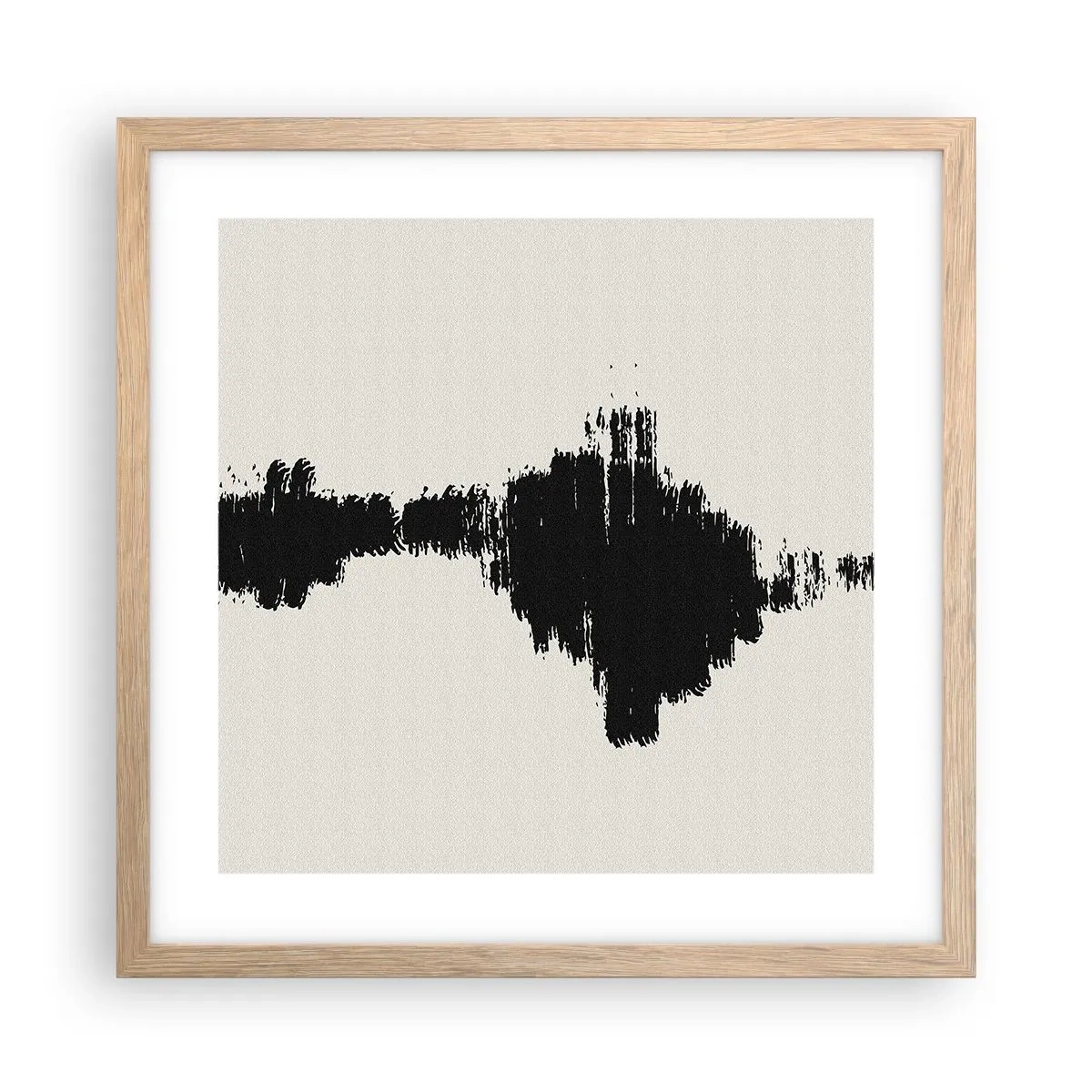 Affiche dans un chêne clair - Poster - Vibrations de l'imagination - 40x40 cm