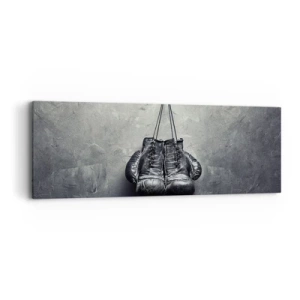 Impression sur toile - Image sur toile - Un temps pour se battre et un temps pour la paix - 90x30 cm