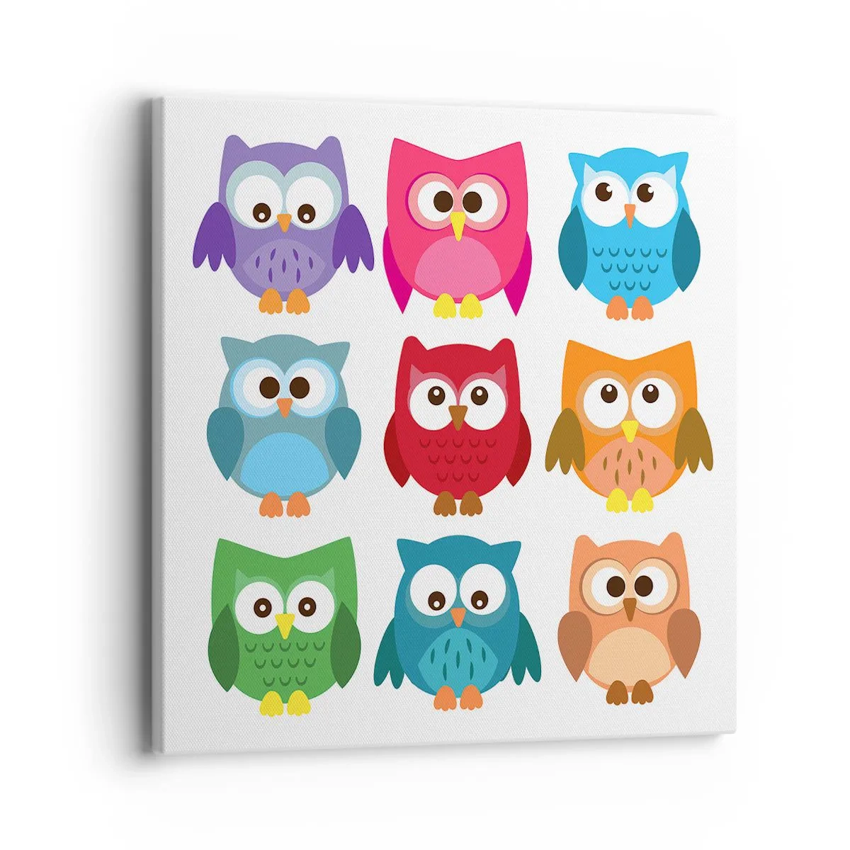 Impression sur toile - Image sur toile - C'est amusant d'être différent - 40x40 cm