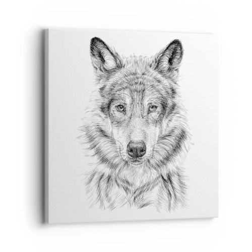 Impression sur toile - Image sur toile - Un leader né - 30x30 cm