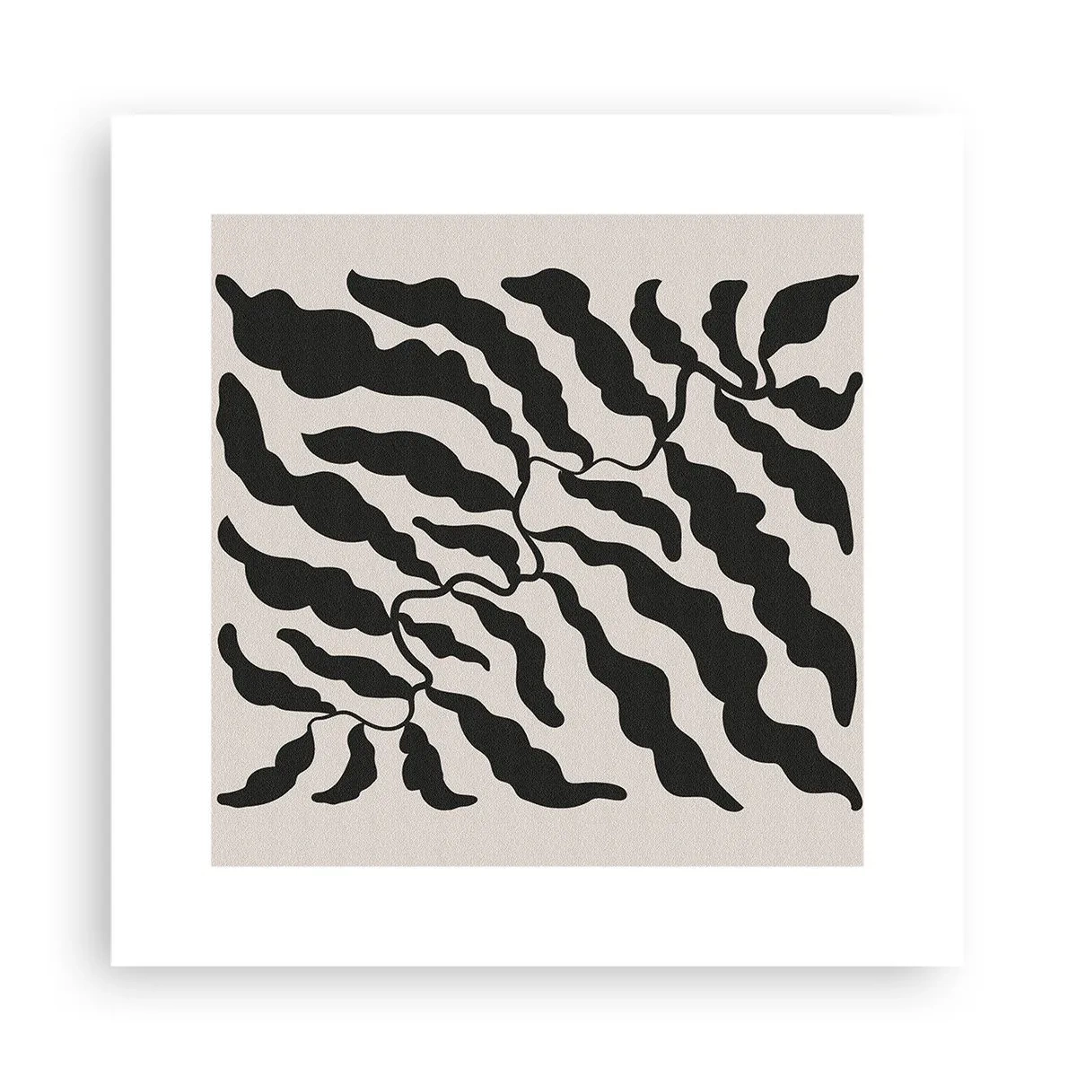 Affiche - Poster - La nature du carré - 30x30 cm