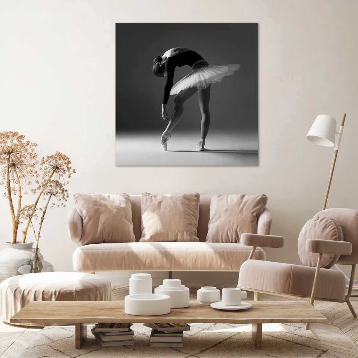 Impression sur toile - Image sur toile - Belle ballerine - 70x70 cm