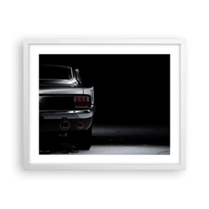 Affiche dans un cadre blanc - Poster - Le charme du classique - 50x40 cm