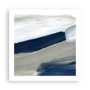 Affiche - Poster - Rencontre avec la blancheur - 50x50 cm