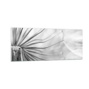 Impression sur verre - Image sur verre - Aigrette avant son envol - 100x40 cm