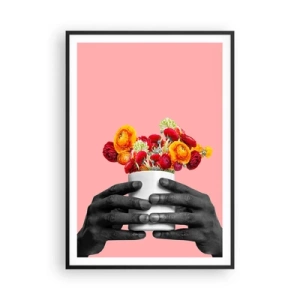 Affiche dans un cadre noir - Poster - Apothéose de la vie - 70x100 cm