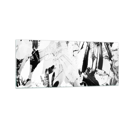 Impression sur verre - Image sur verre - Automne en négatif - 100x40 cm