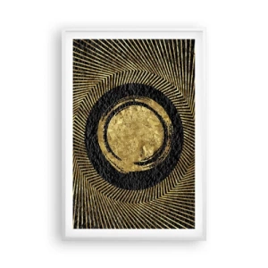 Affiche dans un cadre blanc - Poster - Composition glamour - 61x91 cm