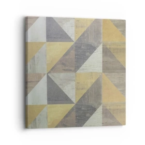 Impression sur toile - Image sur toile - Suivant l'angle du triangle - 30x30 cm