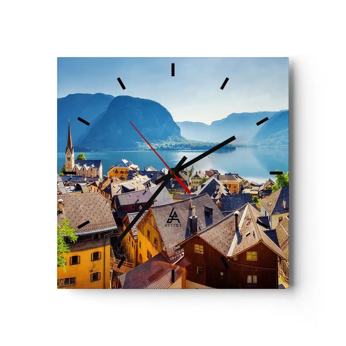 Horloge murale - Pendule murale - ça ne pourrait pas être plus pittoresque - 40x40 cm