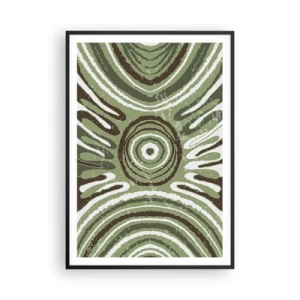 Affiche dans un cadre noir - Poster - Une explosion d'émotions - 70x100 cm