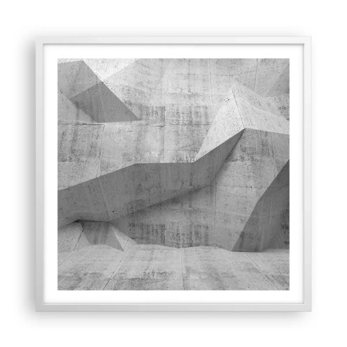 Affiche dans un cadre blanc - Poster - Un vrai challenge - 60x60 cm