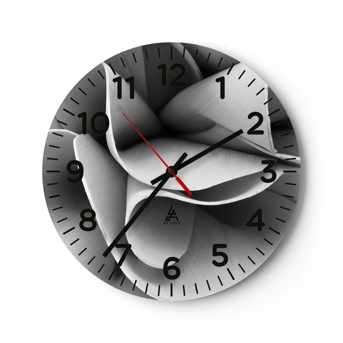 Horloge murale - Pendule murale - Il s'en passe dans l'espace - 30x30 cm