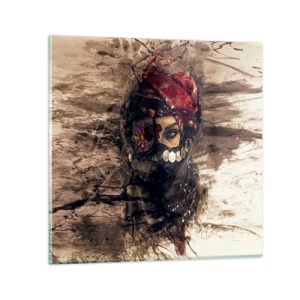 Impression sur verre - Image sur verre - Inquiétant, c'est le moins qu'on puisse dire - 40x40 cm