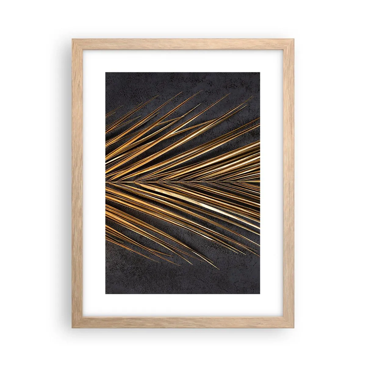 Affiche dans un chêne clair - Poster - L'or des tropiques - 30x40 cm