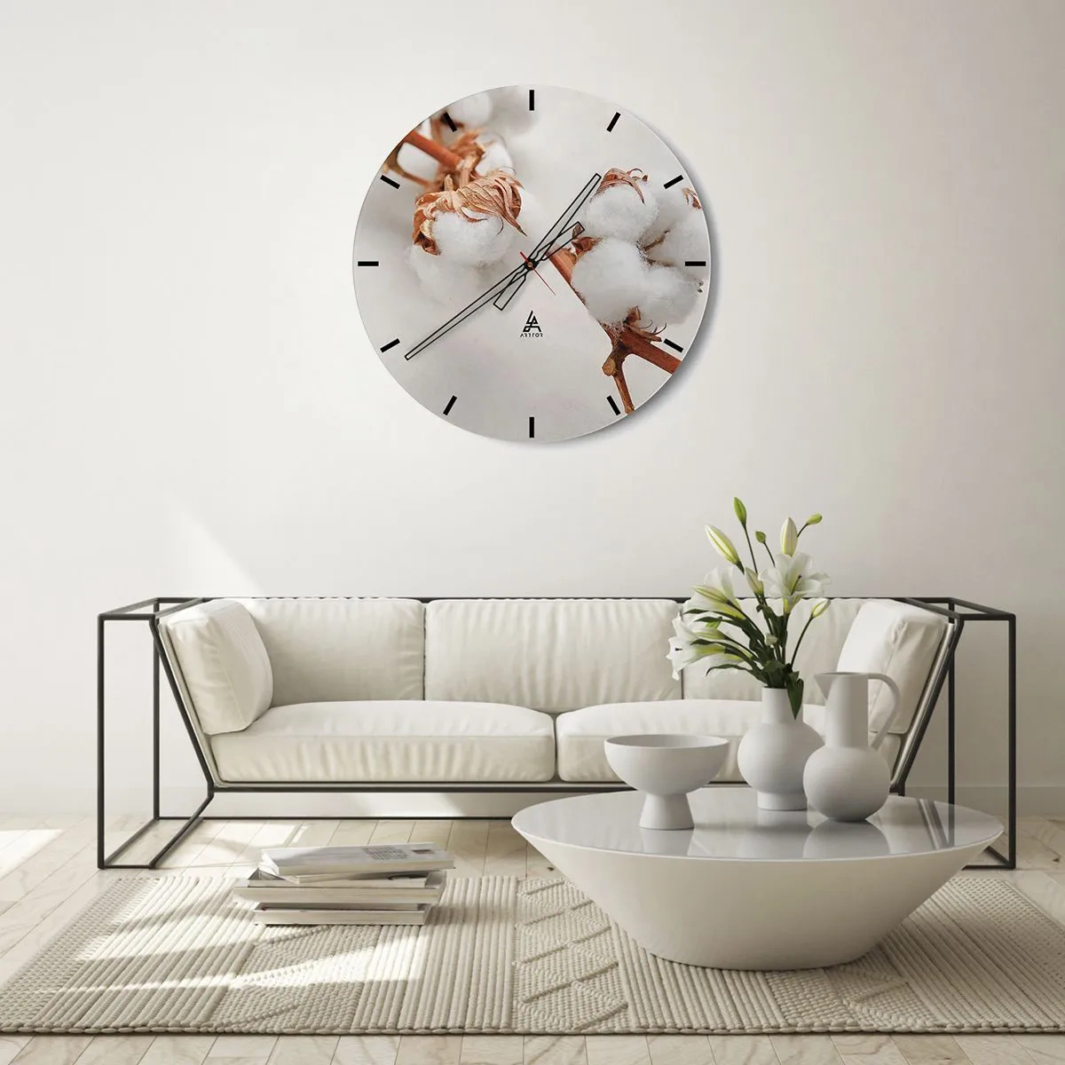 Horloge murale - Pendule murale - Seulement caliner - 40x40 cm
