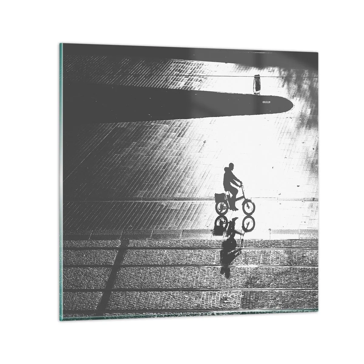 Impression sur verre - Image sur verre - Devant moi, à travers la ville - 60x60 cm