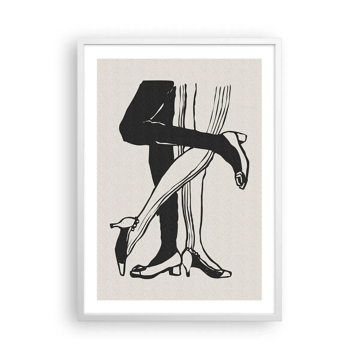 Affiche dans un cadre blanc - Poster - Attribut féminin - 50x70 cm
