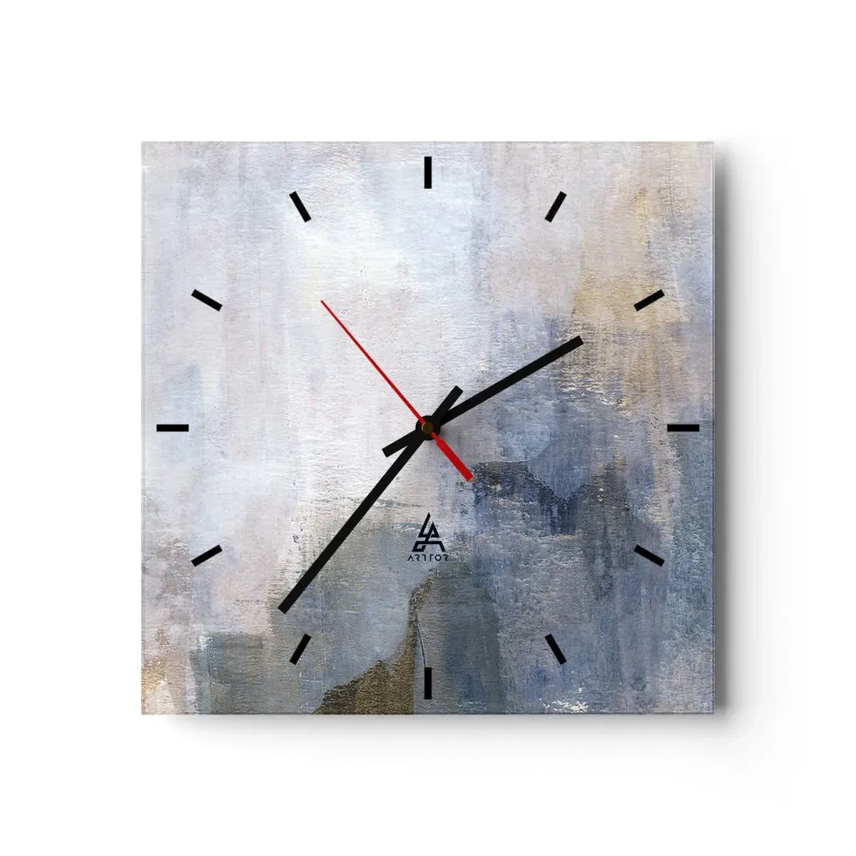 Horloge murale - Pendule murale - Tonalités et accords de couleur - 40x40 cm