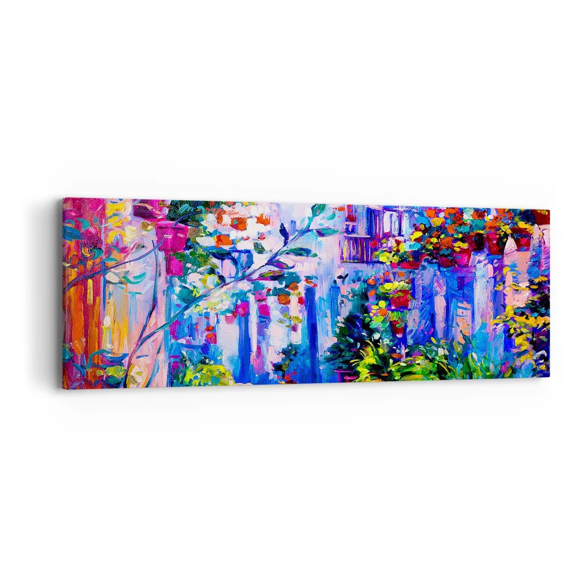 Impression sur toile - Image sur toile - Impression - une rue italienne - 90x30 cm