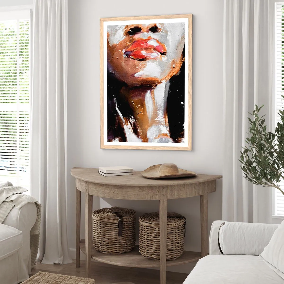 Affiche dans un chêne clair - Poster - Fierté sans préjugés - 61x91 cm