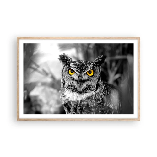 Affiche dans un chêne clair - Poster - Rien ne se cachera - 91x61 cm