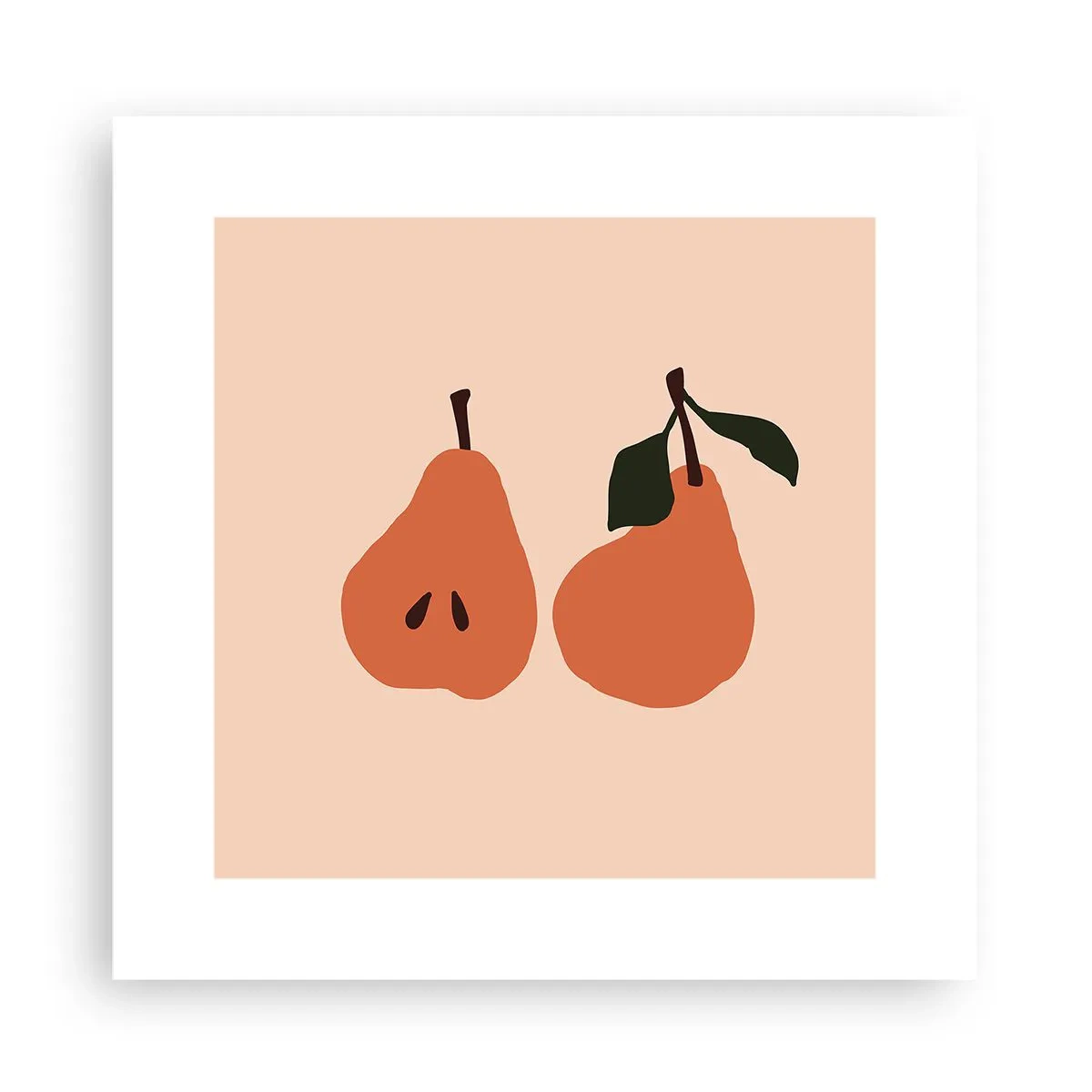 Affiche - Poster - La douceur elle-même - 30x30 cm