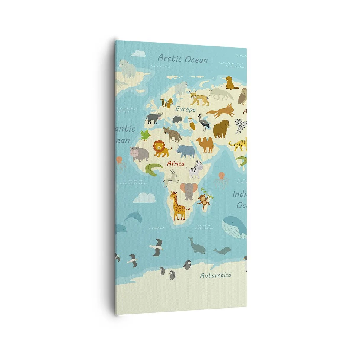 Impression sur toile - Image sur toile - De bons voisins - 65x120 cm