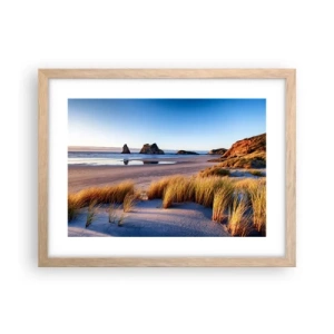 Affiche dans un chêne clair - Poster - Pour les chercheurs de paix - 40x30 cm