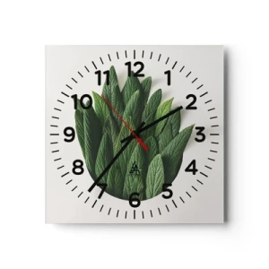 Horloge murale - Pendule murale - Curiosité sans retenue - 40x40 cm