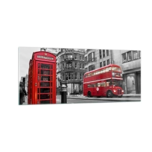 Impression sur verre - Image sur verre - Le plus rouge d'Europe - 100x40 cm