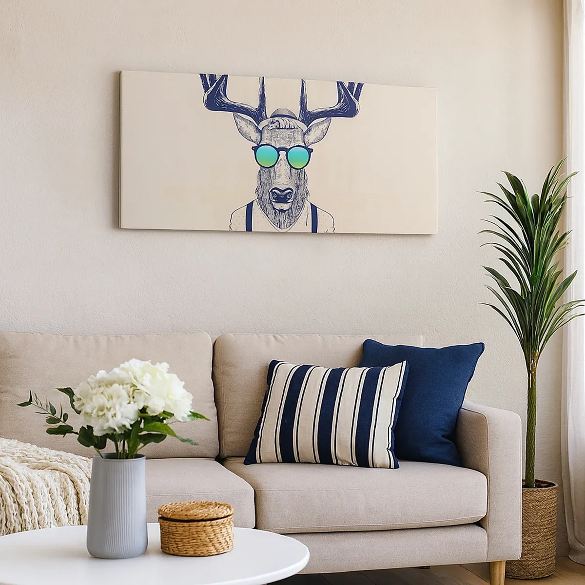 Impression sur toile - Image sur toile - A qui vous attendiez-vous ? - 30x30 cm