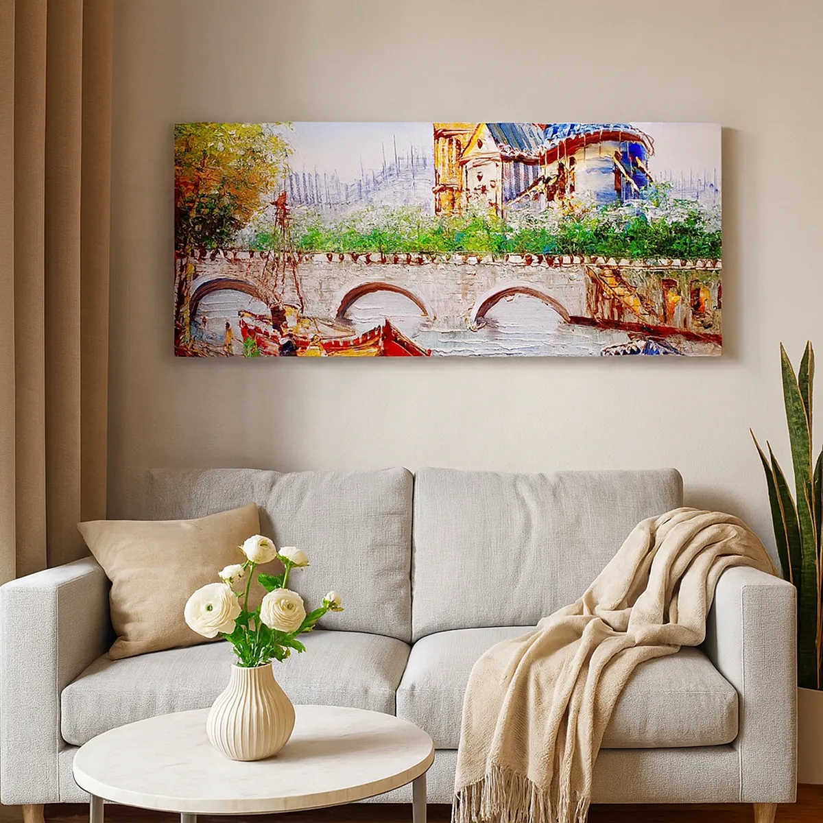 Impression sur toile - Image sur toile - Leur temps ne passe jamais - 30x30 cm