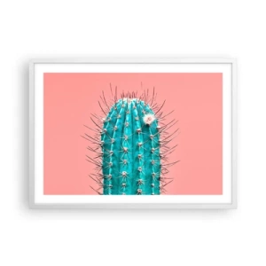 Affiche dans un cadre blanc - Poster - Juste regarde - 70x50 cm