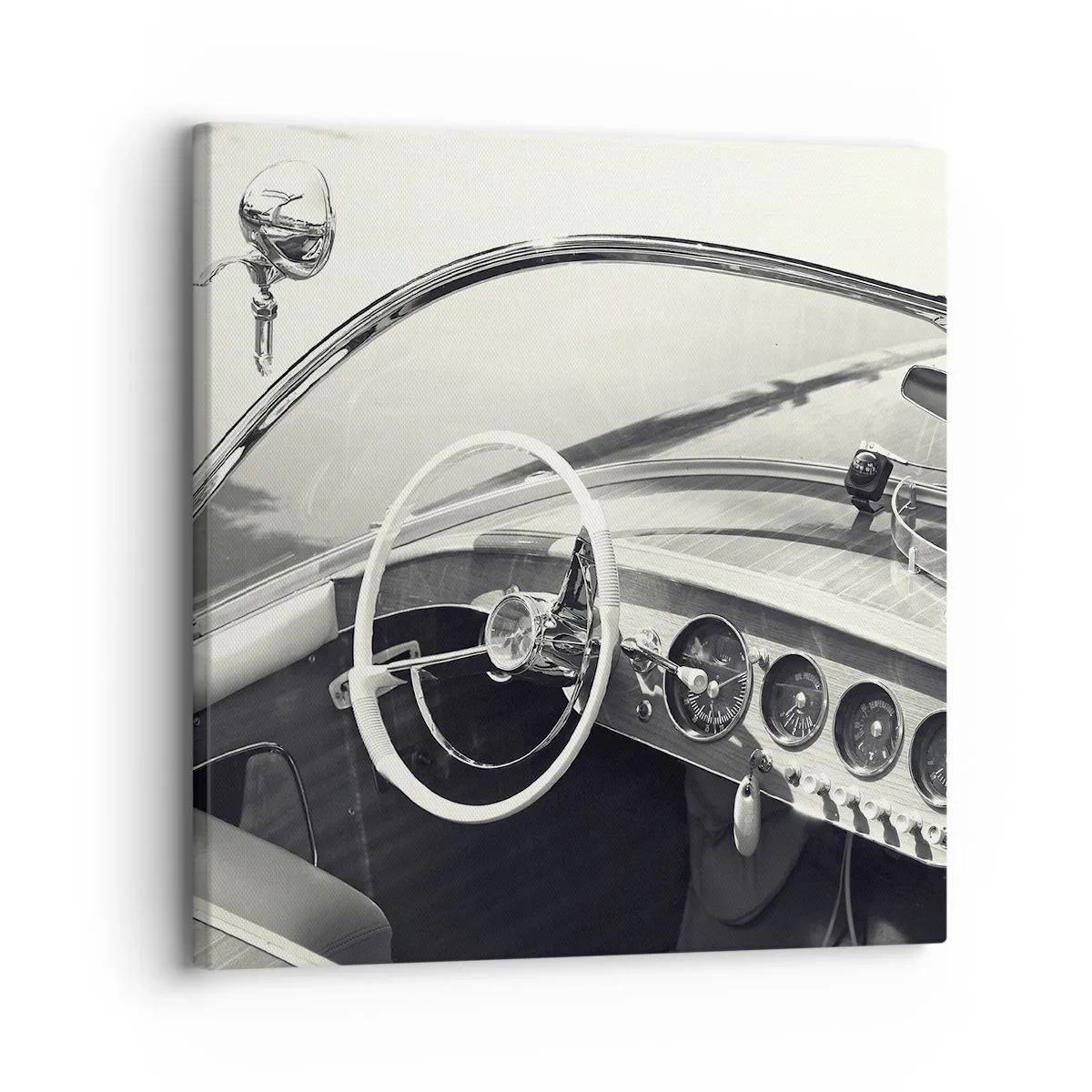 Impression sur toile - Image sur toile - Temps pour riche - 30x30 cm