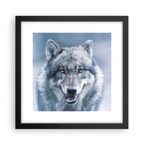 Affiche dans un cadre noir - Poster - Relèverez-vous le défi ? - 30x30 cm