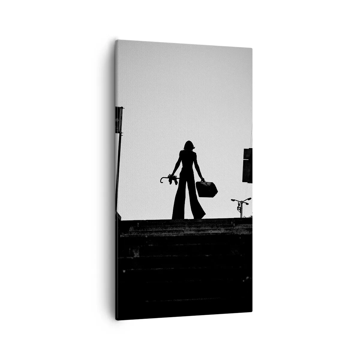 Impression sur toile - Image sur toile - Pèlerinage urbain - 55x100 cm