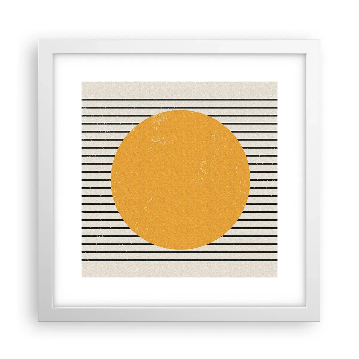 Affiche dans un cadre blanc - Poster - Le pouvoir de la simplicité - 30x30 cm