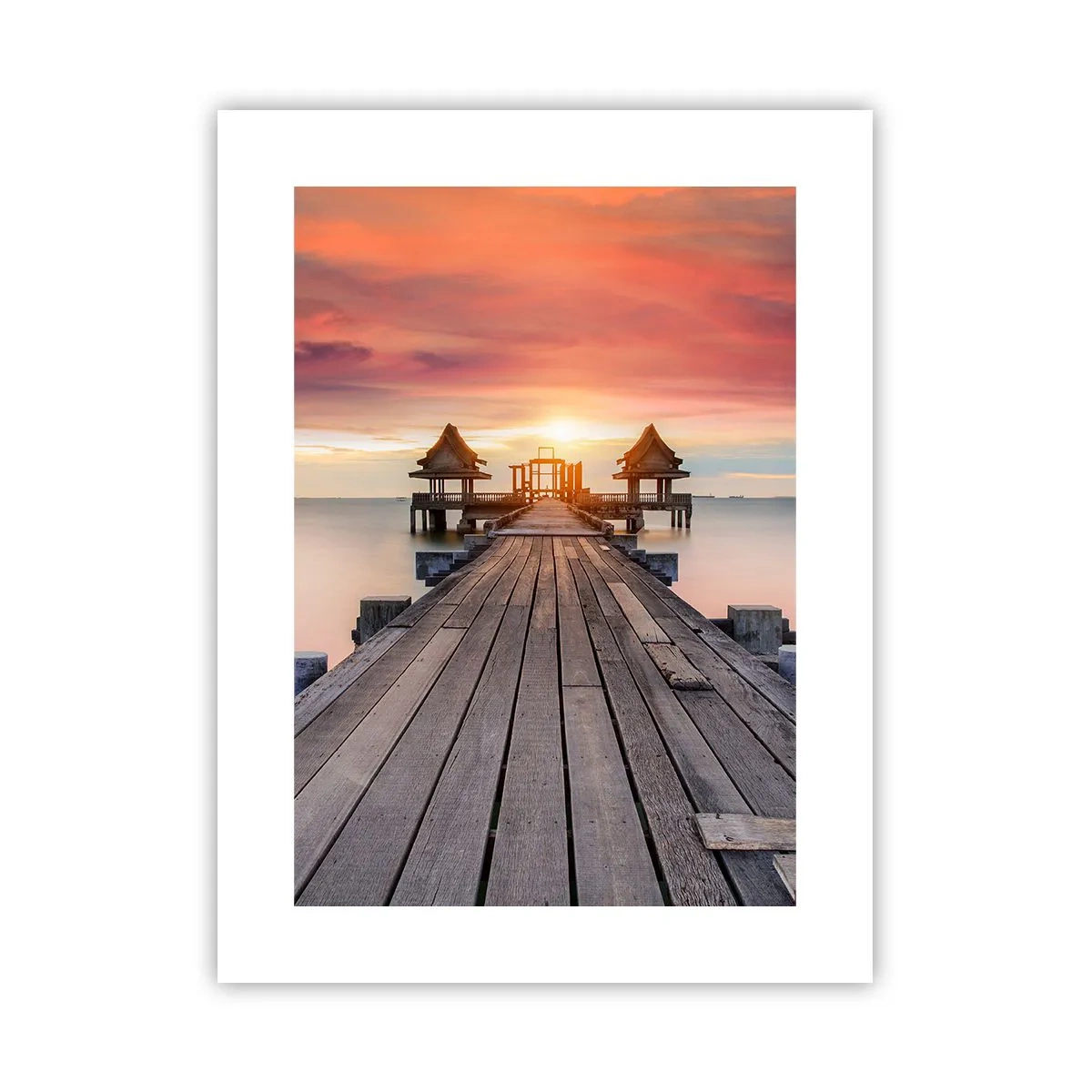 Affiche - Poster - L'Ouest à l'Est - 30x40 cm