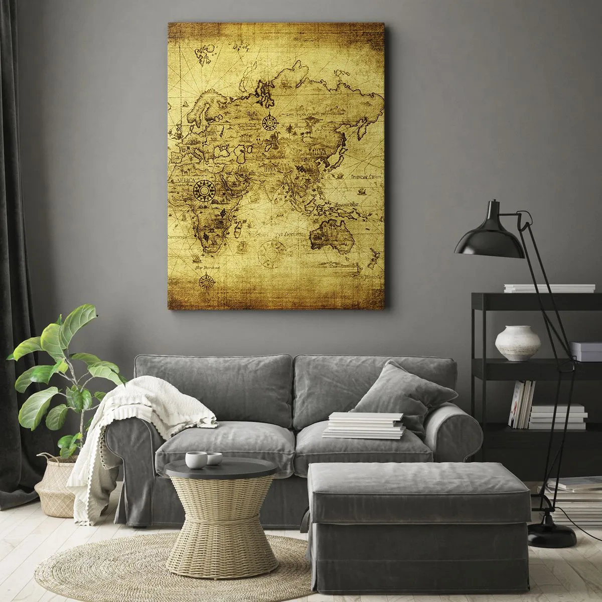 Impression sur toile - Image sur toile - Ce monde est bizarre - 45x80 cm