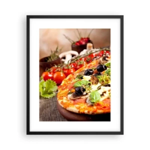 Affiche dans un cadre noir - Poster - Des ingrédients telluriques - 40x50 cm