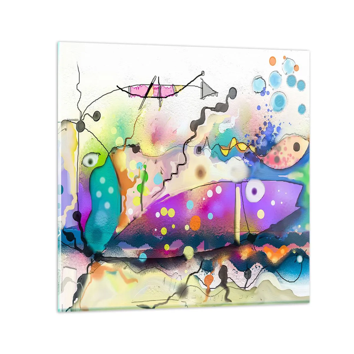 Impression sur verre - Image sur verre - Sans mots! - 40x40 cm