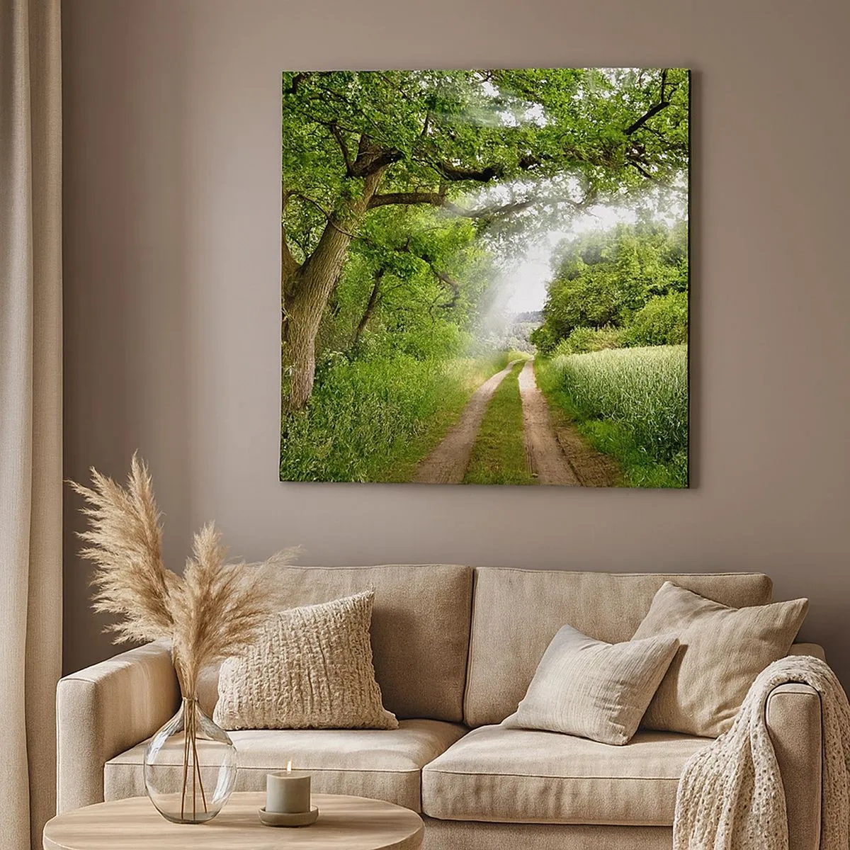 Impression sur toile - Image sur toile - Et in Arcadia ego - 30x30 cm