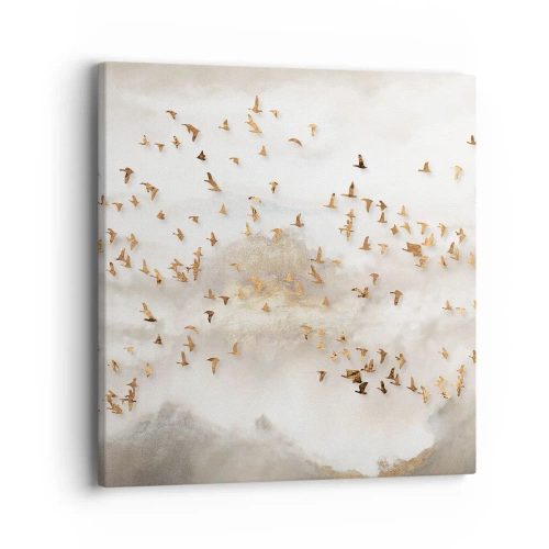 Impression sur toile - Image sur toile - Il est l'heure… - 40x40 cm