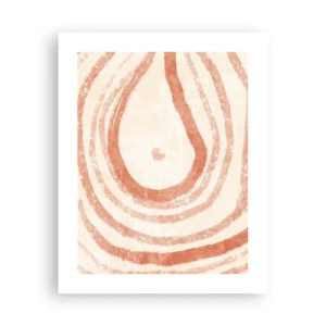 Affiche - Poster - Cercles de corail – composition - 40x50 cm