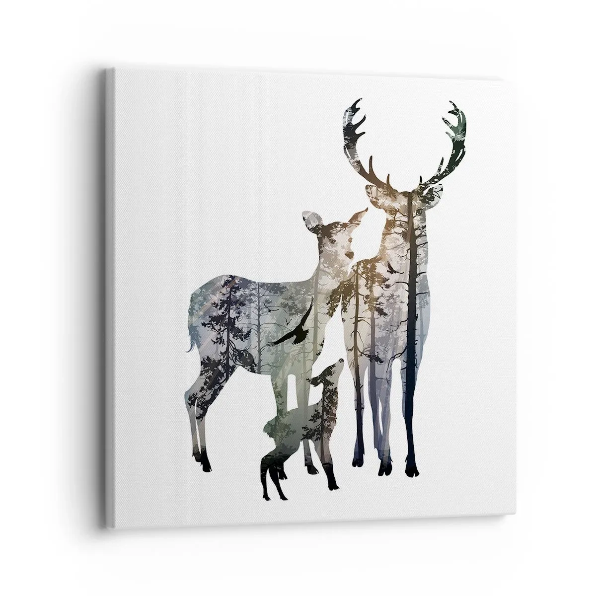 Impression sur toile - Image sur toile - Photographie de famille - 30x30 cm