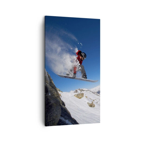 Impression sur toile - Image sur toile - Et tu es devenu une partie de l'espace - 45x80 cm
