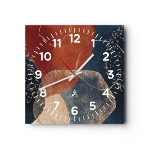 Horloge murale - Pendule murale - La légèreté de l'être - 40x40 cm