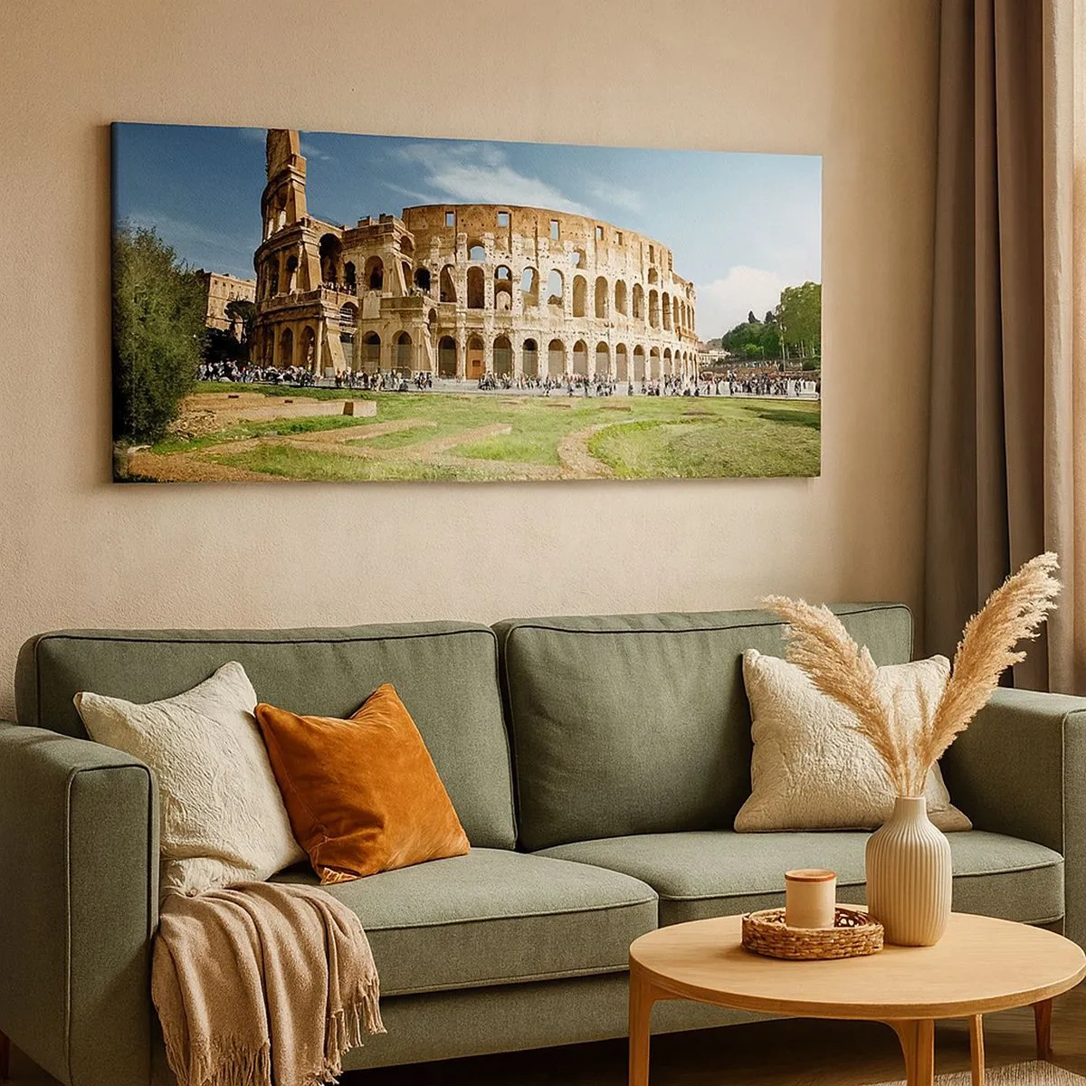 Impression sur toile - Image sur toile - On entend encore la détonation de l'arme - 100x40 cm